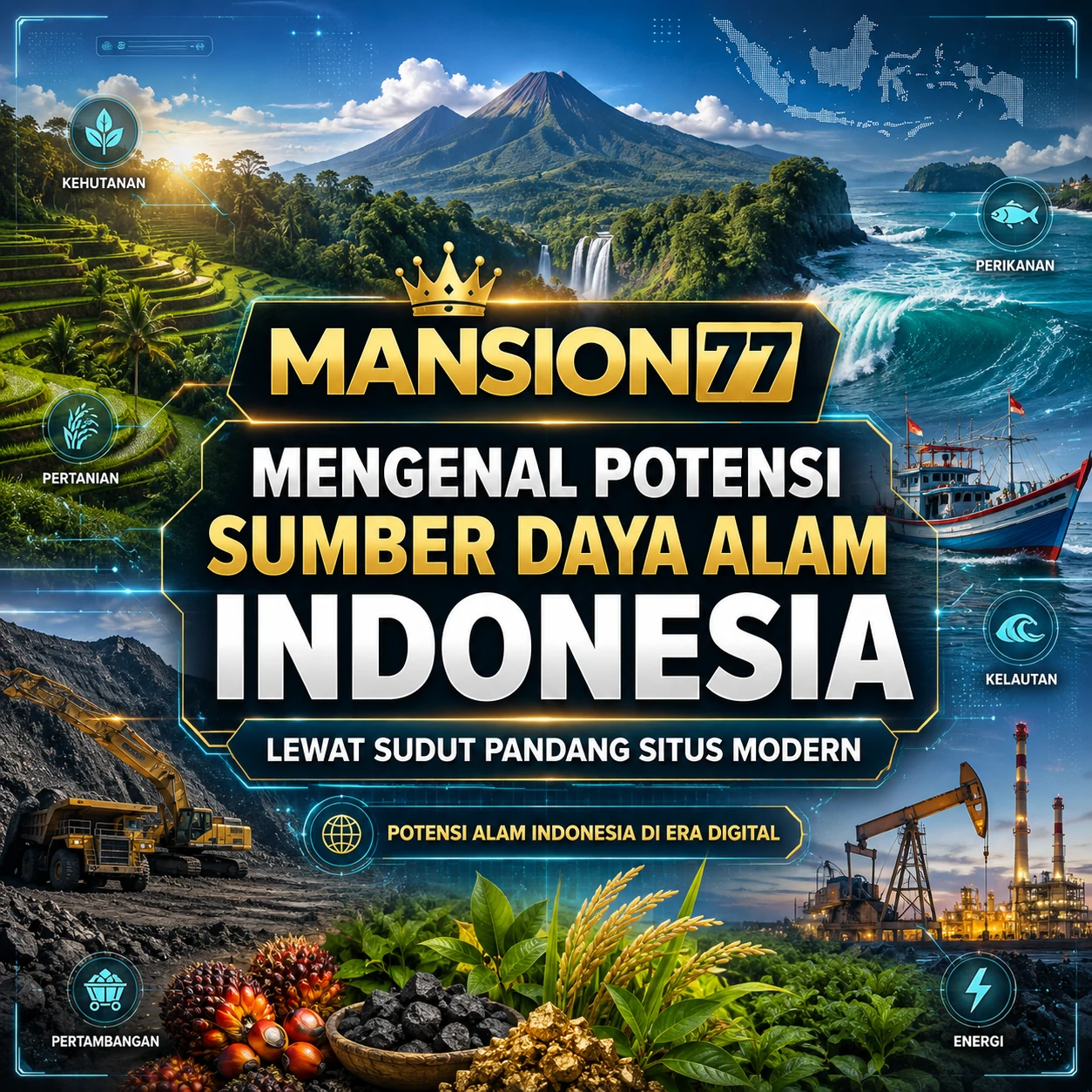 MANSION77 Mengenal Potensi Sumber Daya Alam Indonesia Lewat Perspektif Situs Modern